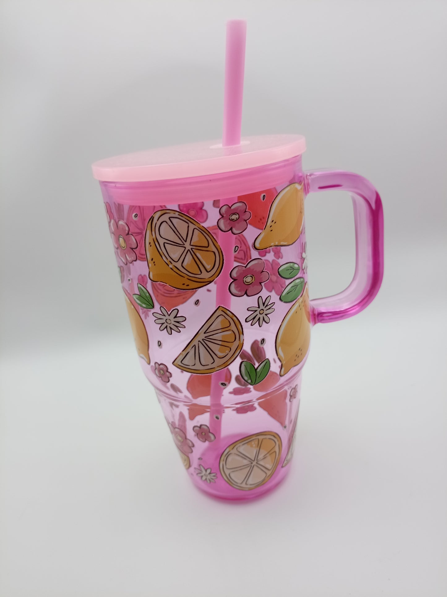 Glass Lemon Tumbler