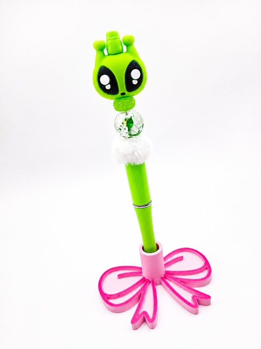 Green Alien Beaded Pen 👽💚
