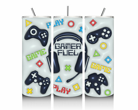 Gamer Fuel 20oz Stainless Steel Tumbler
