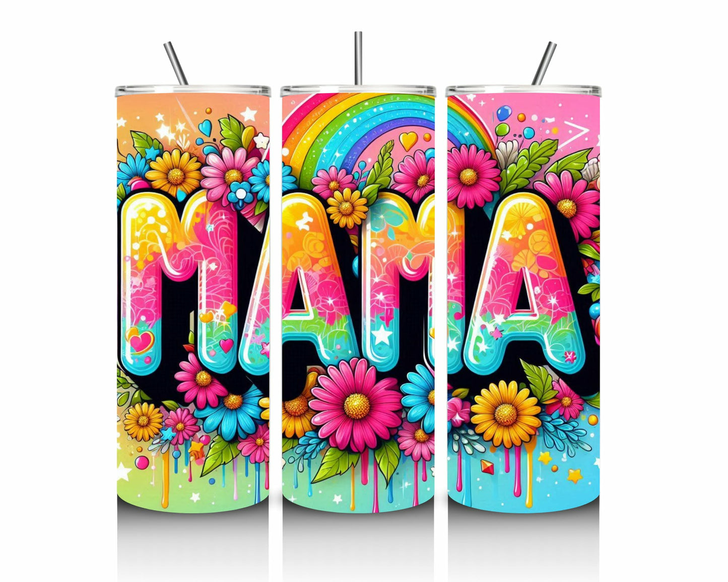Personalised Mama 20oz Stainless Steel Tumbler