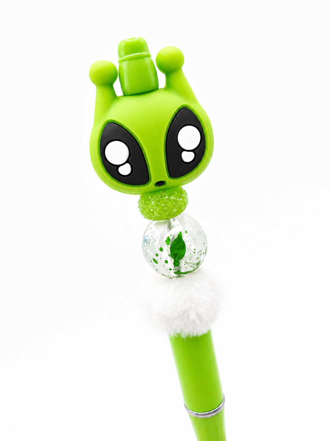Green Alien Beaded Pen 👽💚