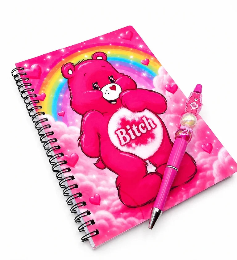 Bitch Bear Book & Pen Set