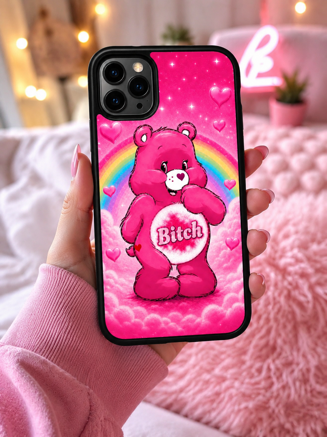 Bitch Bear Phone Case & Tumbler Set