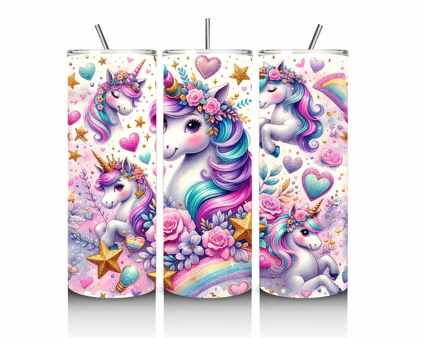 Magical Unicorn 20oz Stainless Steel Tumbler