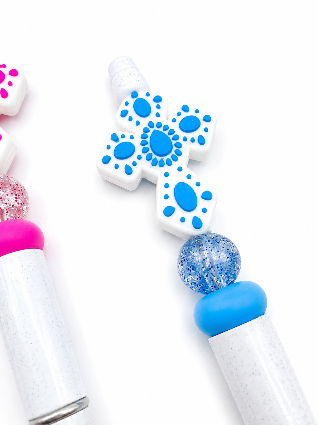 Decorative Cross Beaded Pen