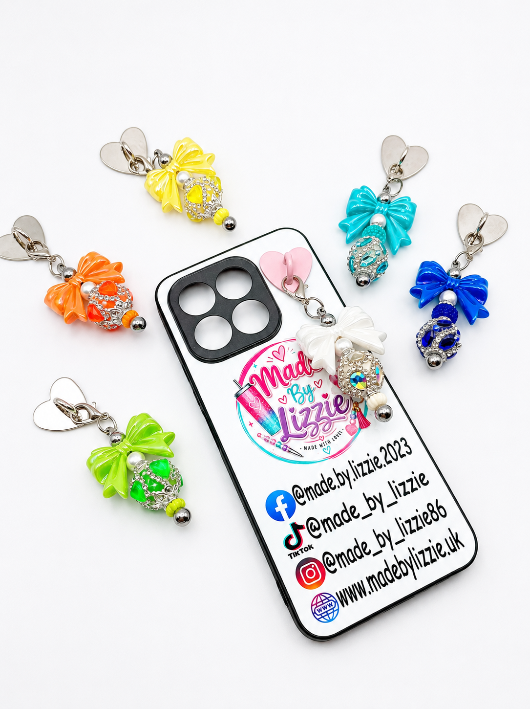 Bright Bow Phone Charms