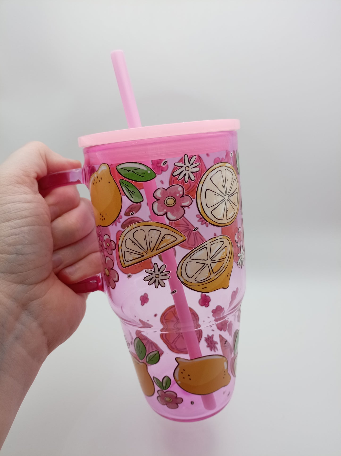 Glass Lemon Tumbler