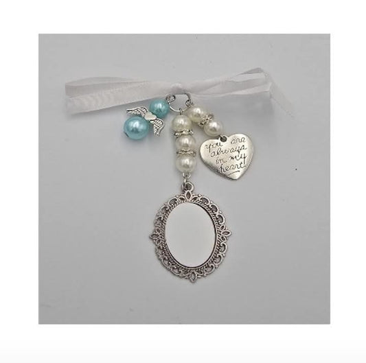 Personalised Memorial Bouquet Photo Charm