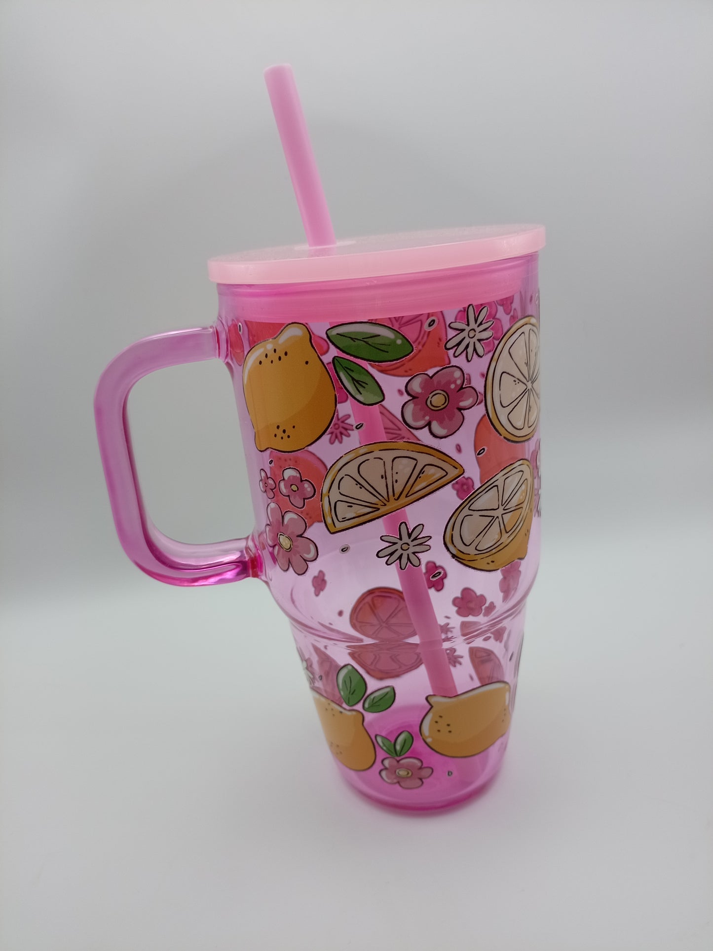 Glass Lemon Tumbler
