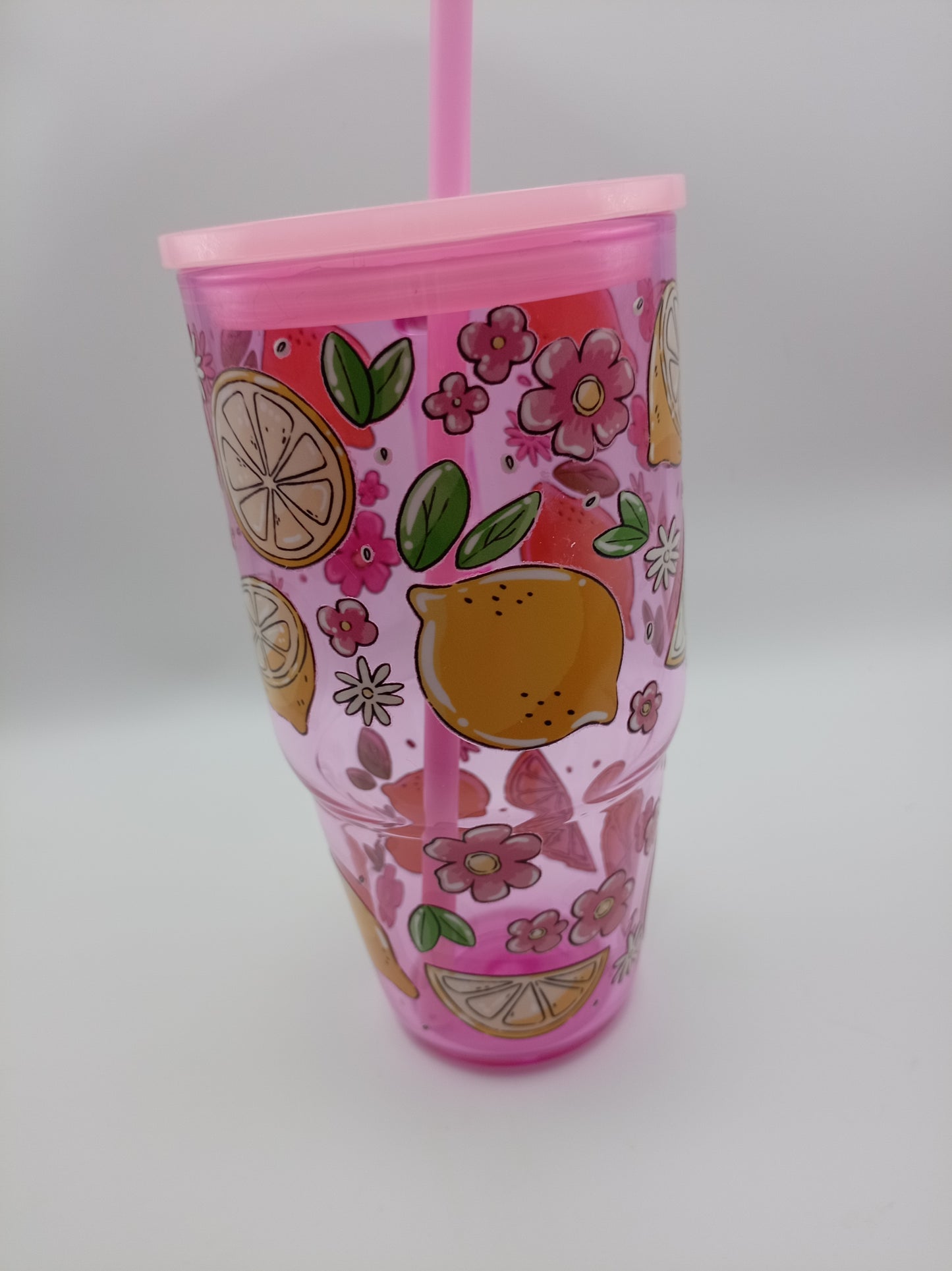 Glass Lemon Tumbler